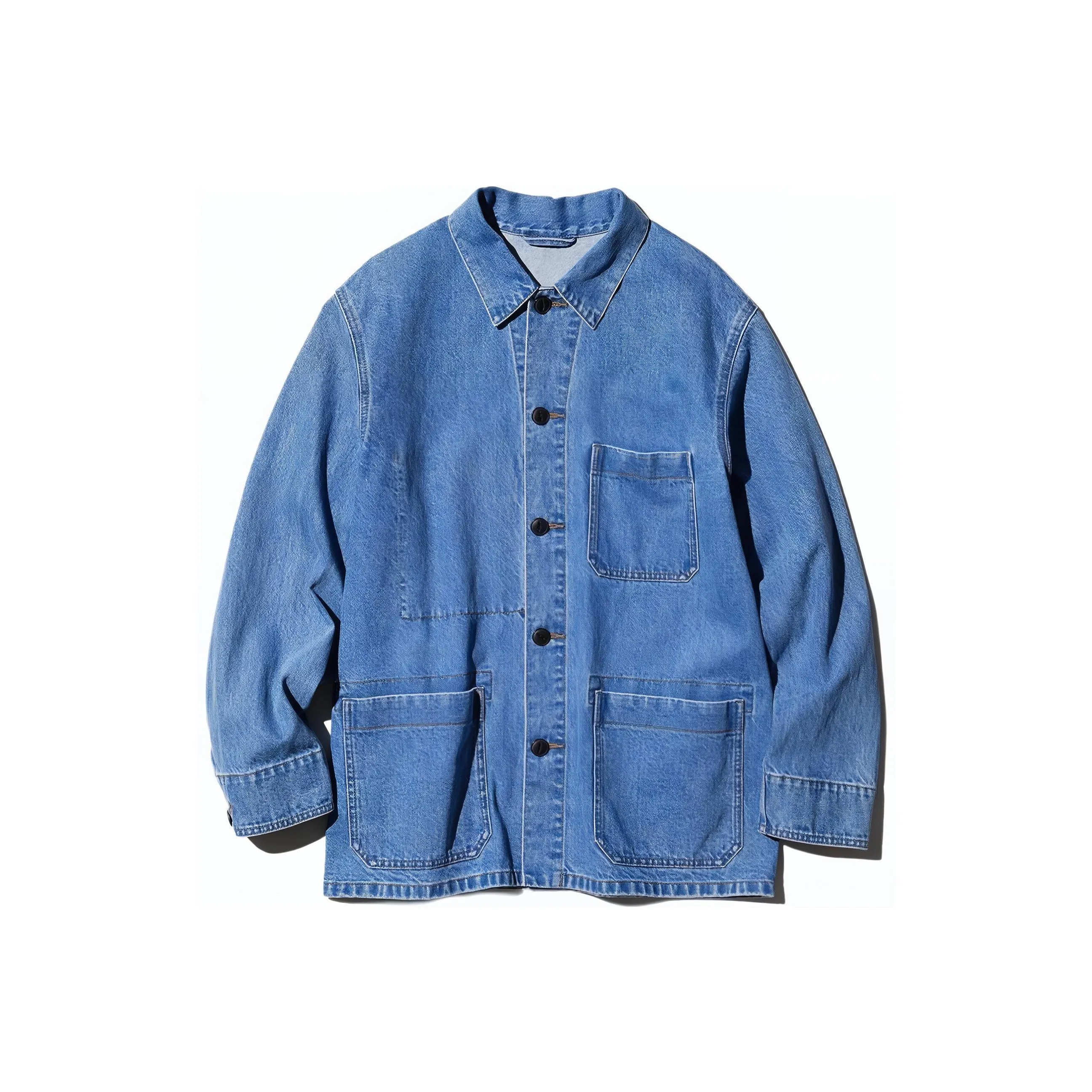 UNIQLO Denim Jacket Men's Lake Blue