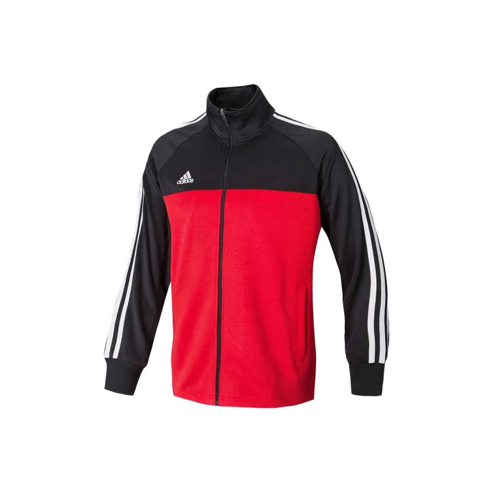 Adidas Черно-красная Пэчворк Унисекс Куртка