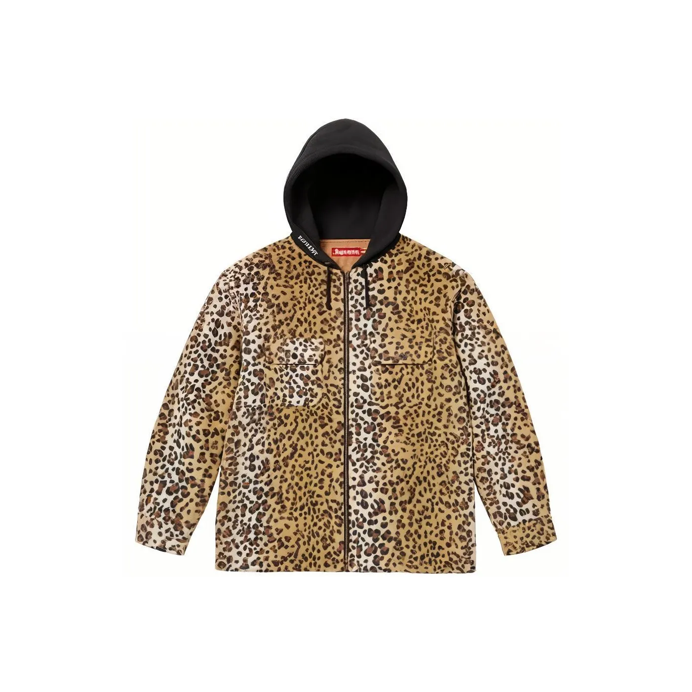 Supreme Fleece Zip Up Hooded Shirt