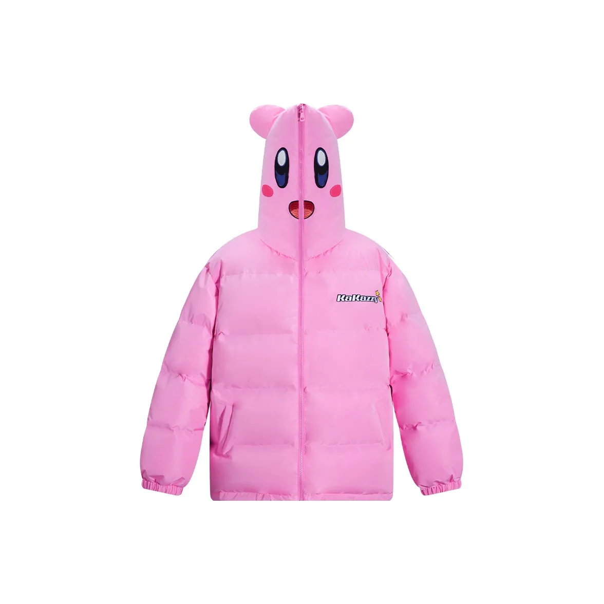 KAKAZZY Хлопковый пуховик унисекс розовый