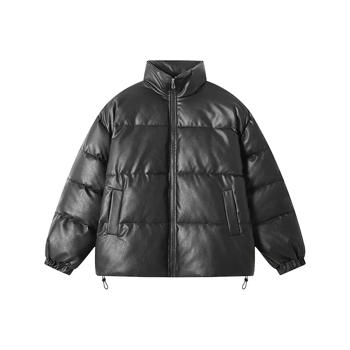 HALEBOSS Воротник-стойка хлопковый пуховик мужской