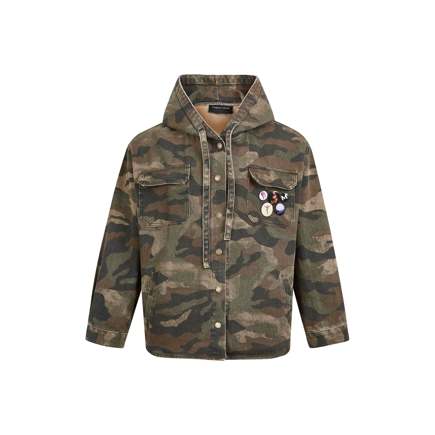 MADE EXTREME Denim Jacket Unisex Camouflage MADE EXTREME Деним Куртка Унисекс Камуфляж