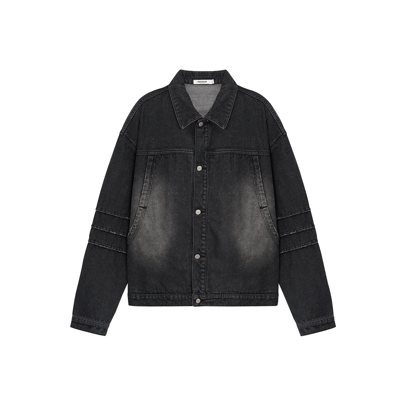 Bodydream Промытый черный Унисекс Джинсовые куртки