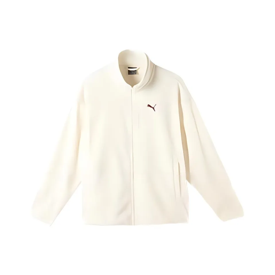 PUMA ESS POLARFLEECE JACKET Jackets & Coats Men's White