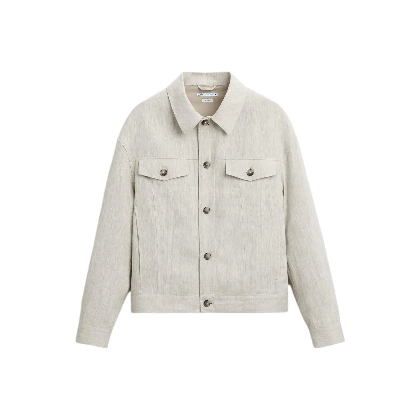 ZARA Jackets Men's Beige