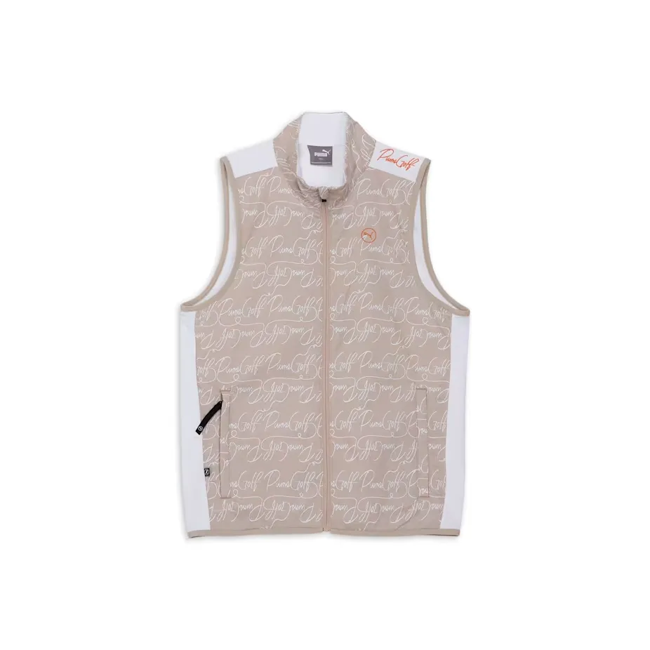 PUMA GAOERFU Vests Men Snowflake Gypsum