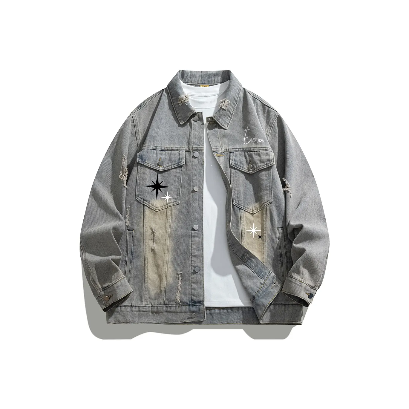 EOOVEN Унисекс Джинсовые Куртки