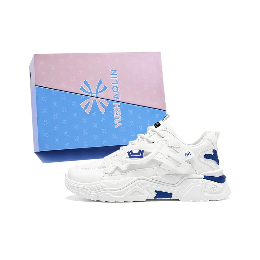 YUZHAOLIN Anti-Slip Wear-Resistant Low-Top Chunky Sneakers Men's