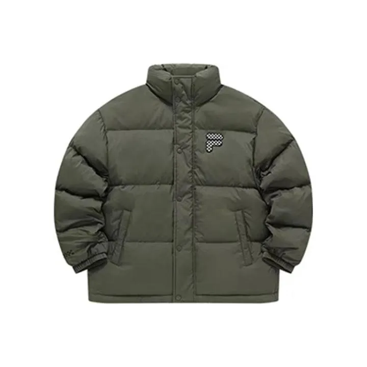 FILA FUSION Down Jackets Unisex Mulberry Field Green