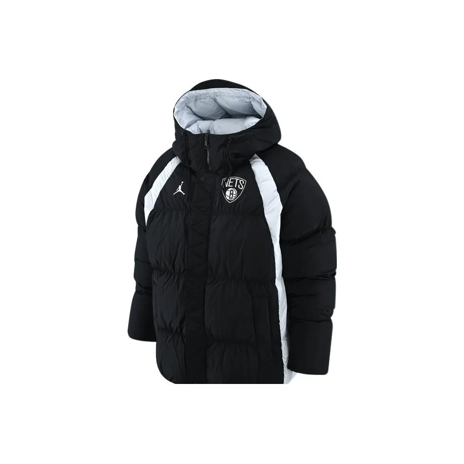 Джордан Хлопковый пуховик Мужской Черный