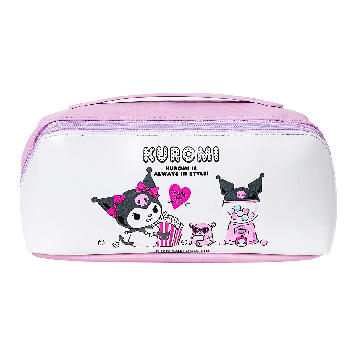 Sanrio Hello Kitty Collaboration Kulomi PU (полиуретан) Косметичка Женская Фиолетовая