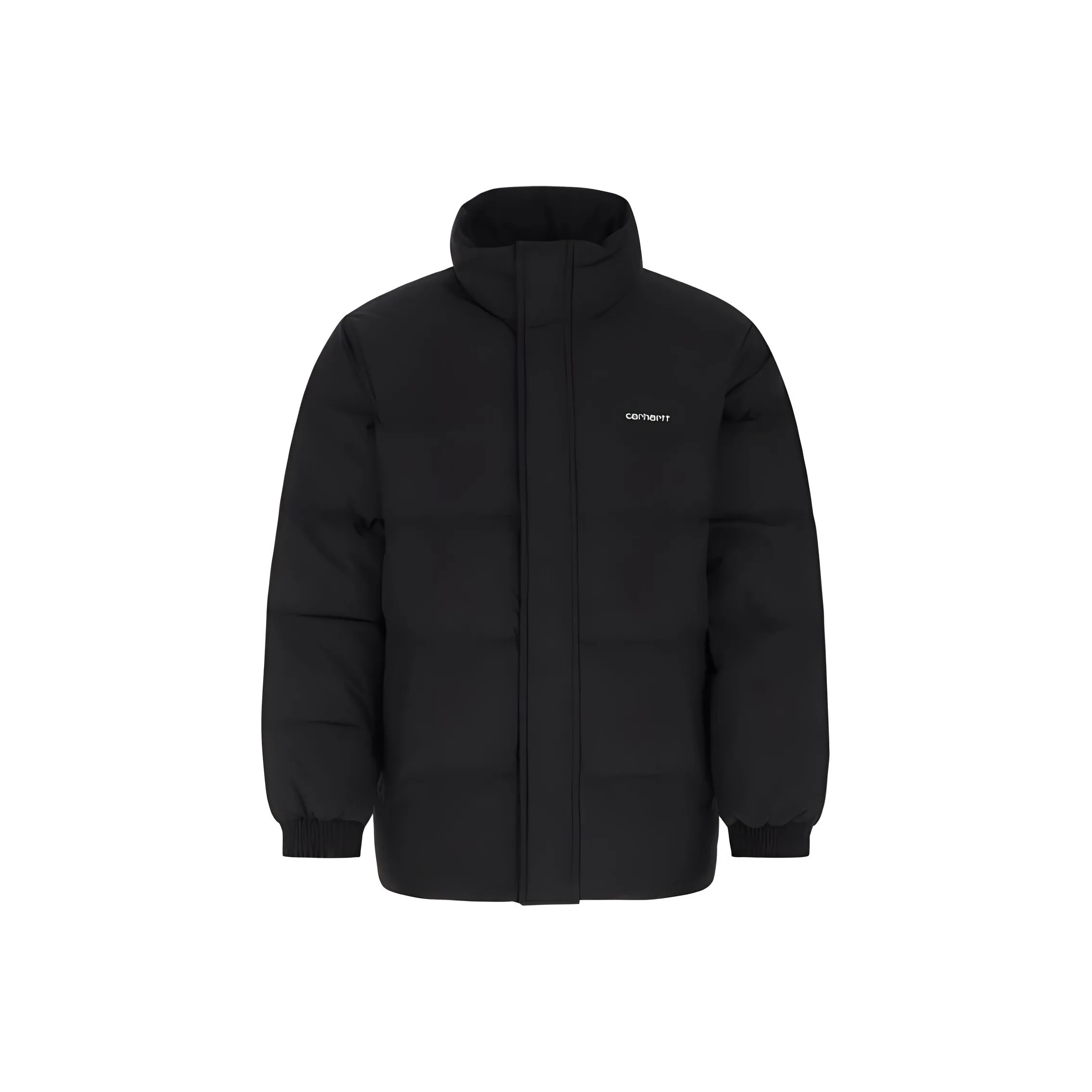 Carhartt Logo Embroidered High Neck Padded Jacket