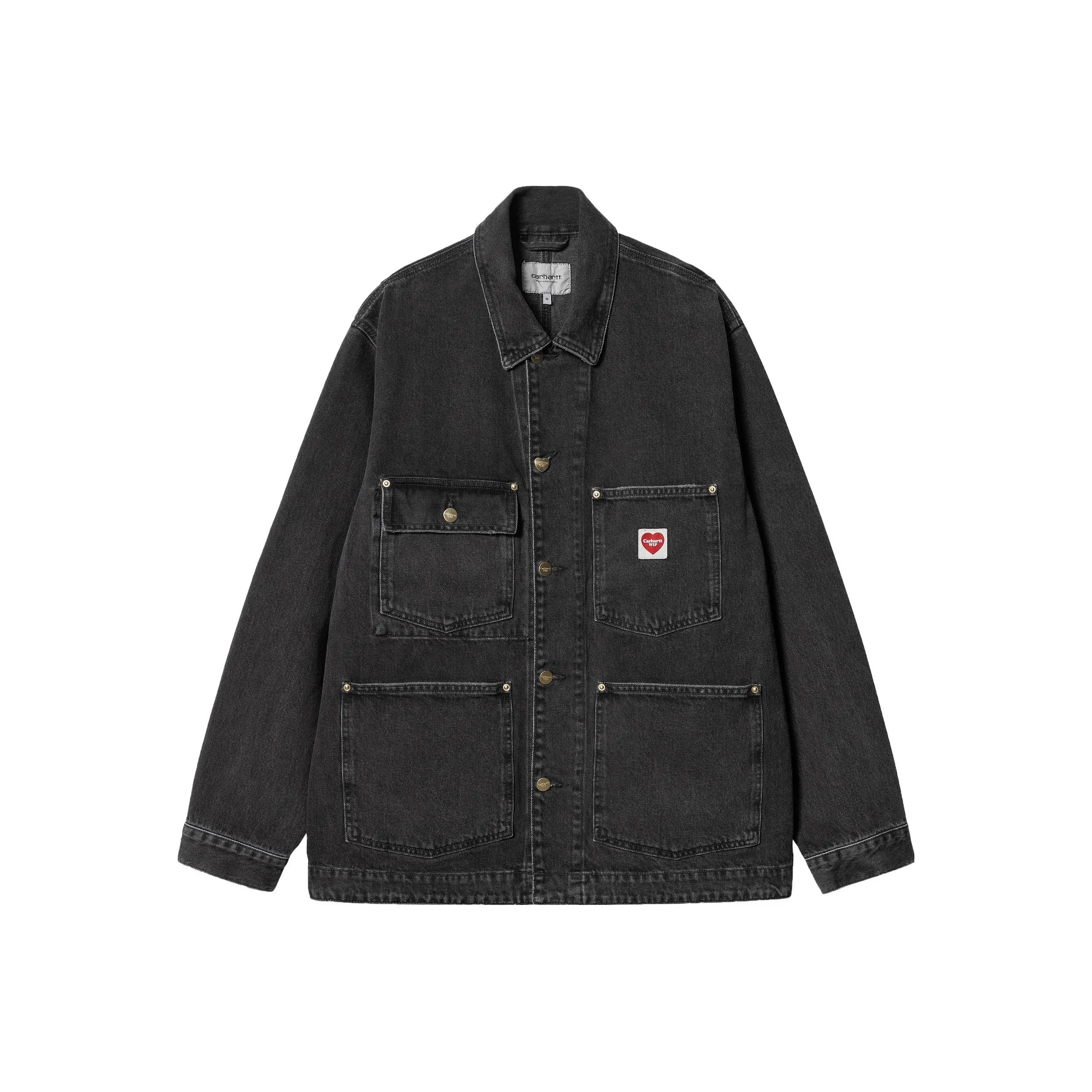 Carhartt WIP Черный Камень Промытый Мужские Куртки