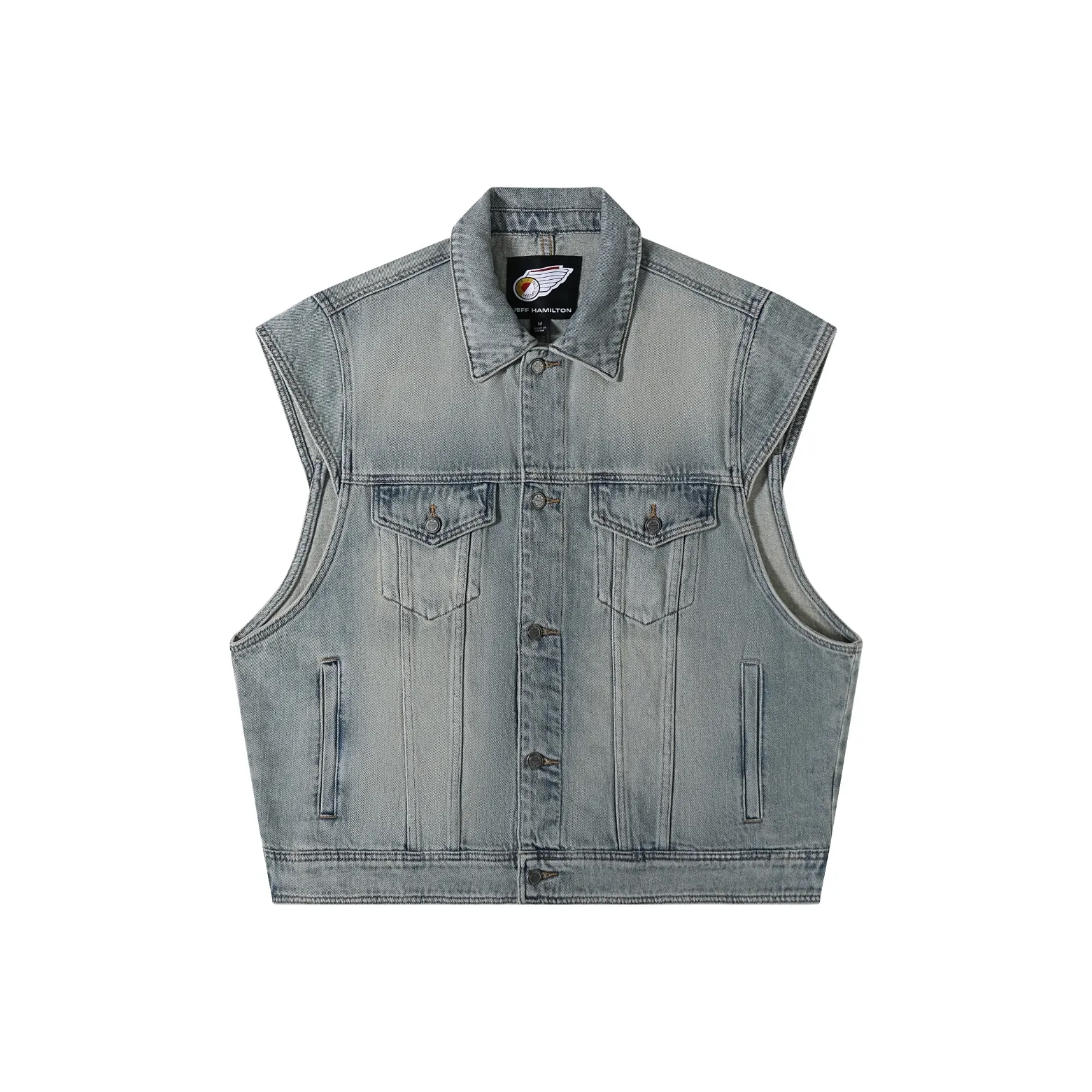 JEFF HAMILTON Синие Унисекс Жилеты
