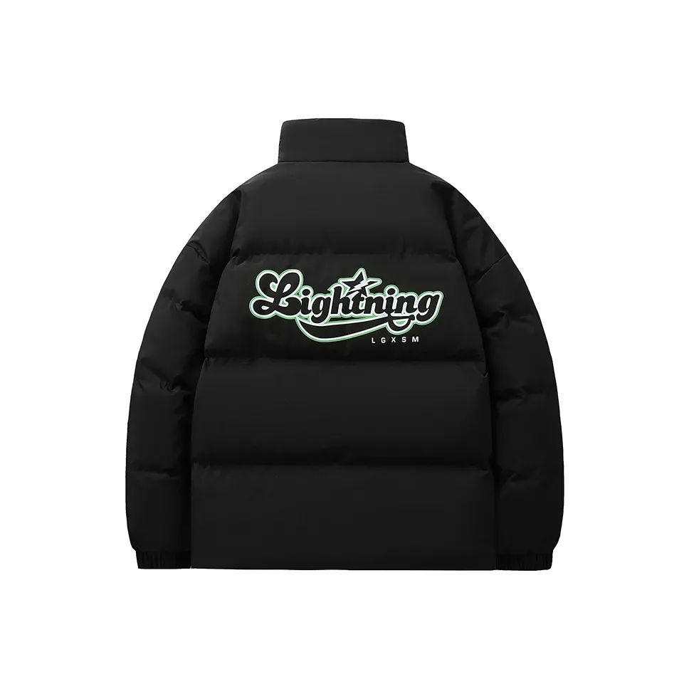 Lightning X Storm Retro Preppy Unisex Quilted Jacket