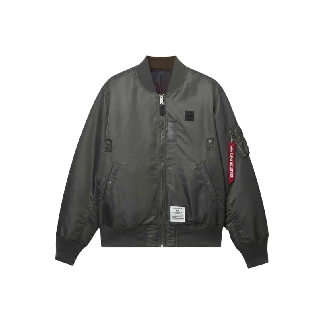 Alpha Industries Куртка Мужская Серого цвета