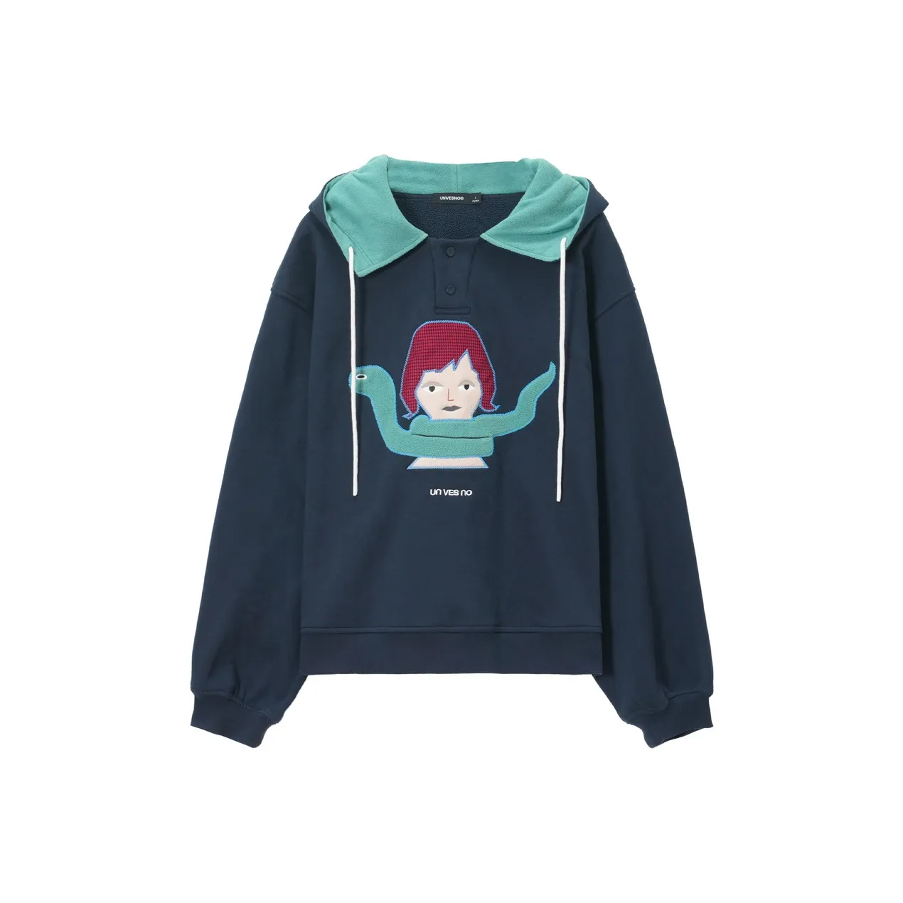 UNVESNO Сумеречный синий Унисекс Свитшоты