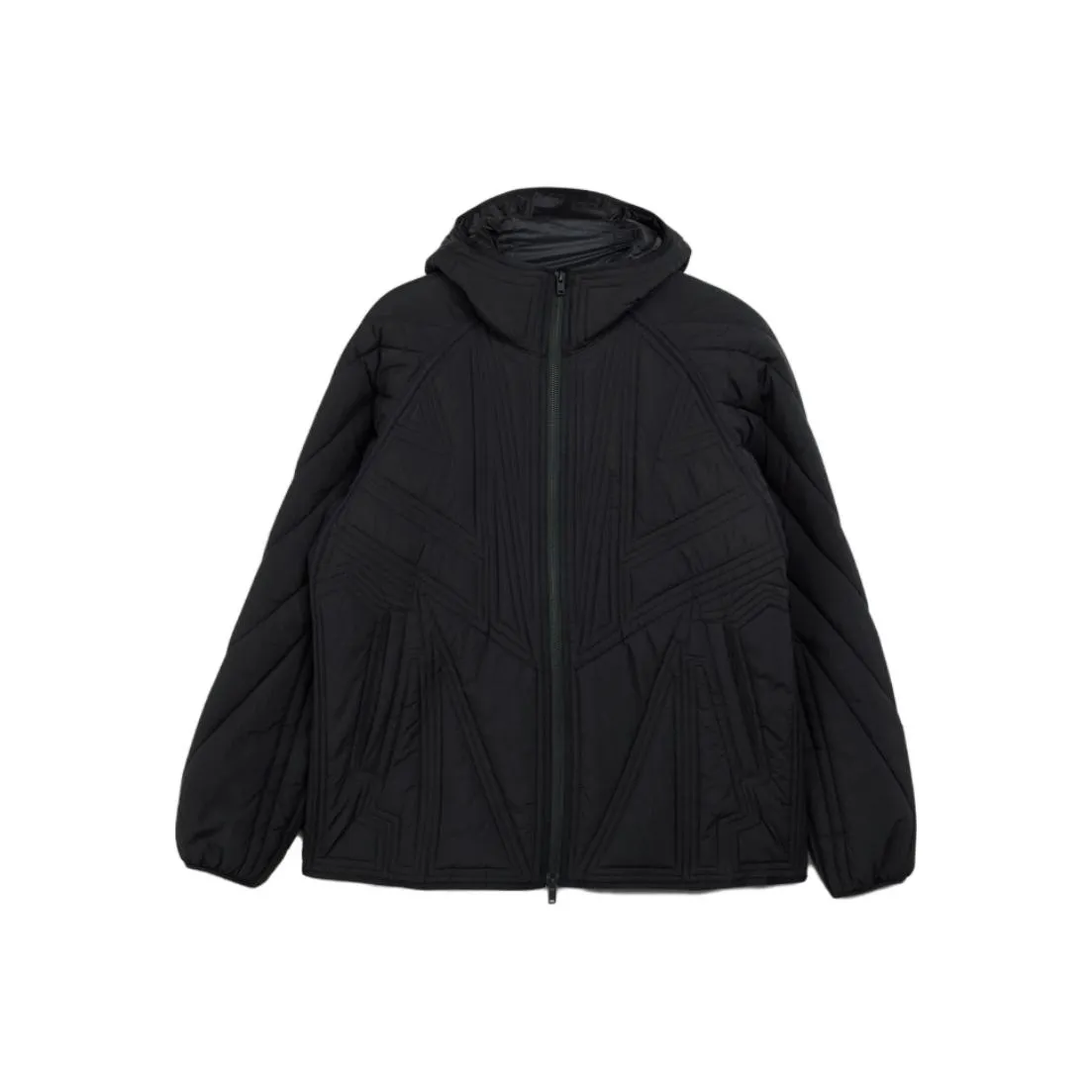 Y 3 Hooded Quilted Bomber Jacket