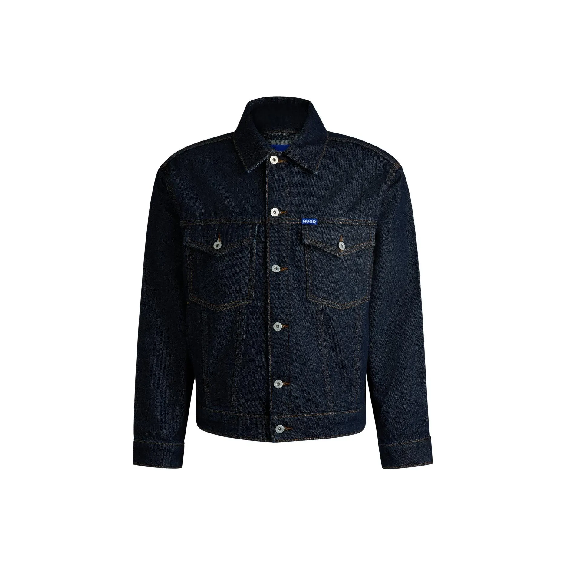 Hugo Boss Denim Jacket Men's Dark Blue