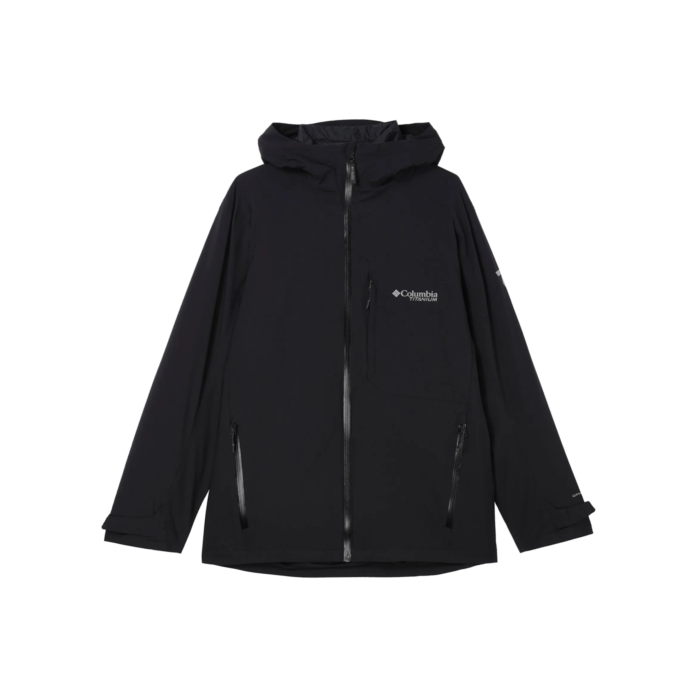 Columbia TITANIUM Hiking Water Resistant Windproof Wear Resistant Windbreaker Jacket Men's Black