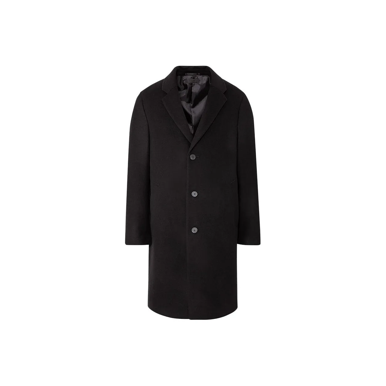 UNIQLO Мужское черное пальто