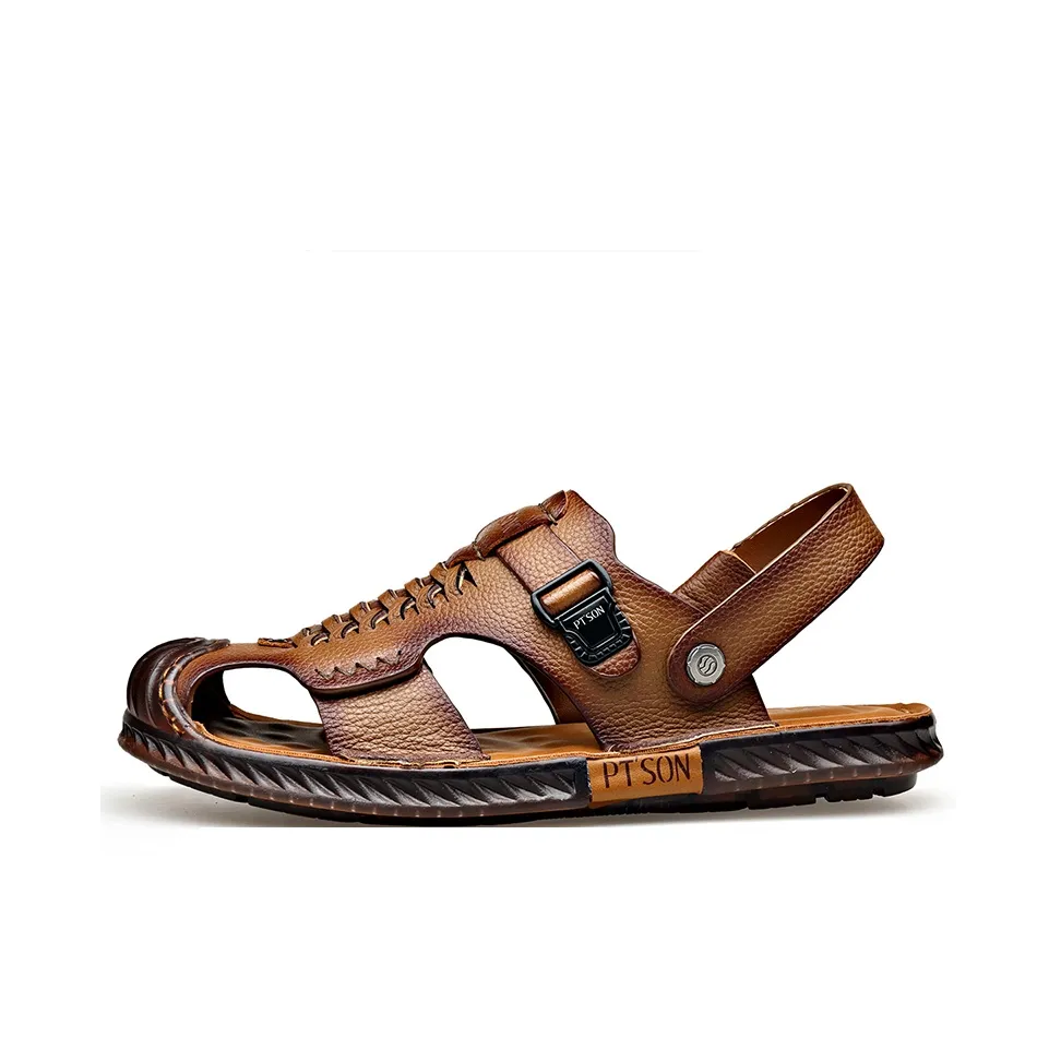 PT'SON Пляжные сандалии Мужские Желтые