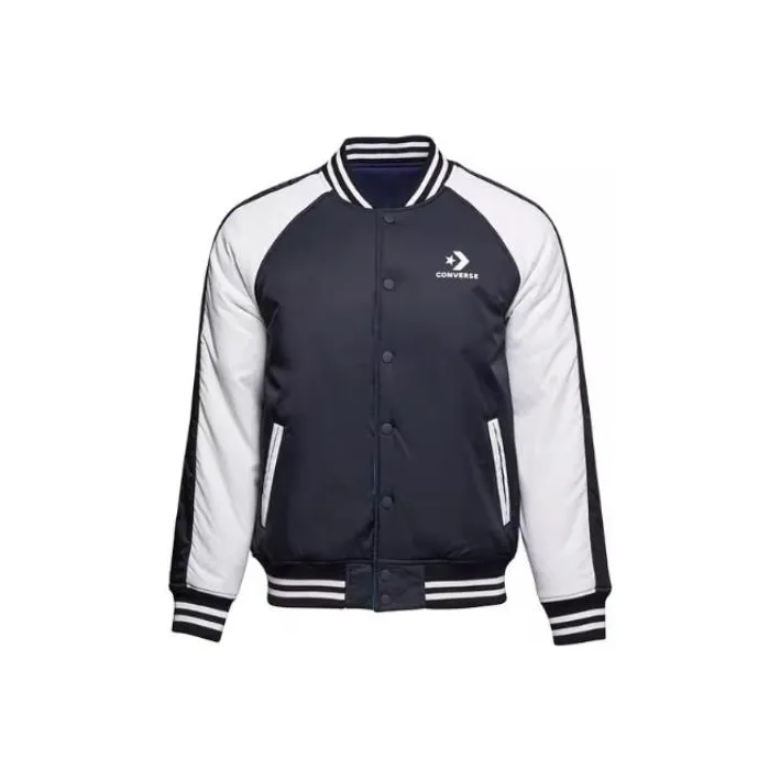 Конверс Хлопковый пуховик унисекс черный белый