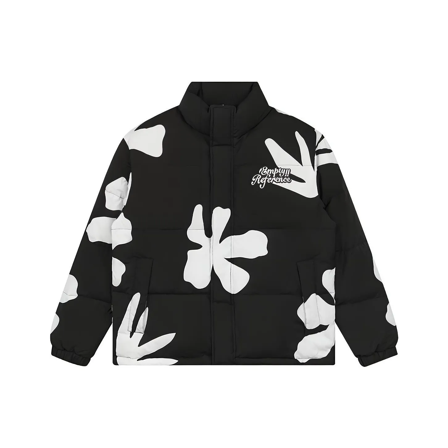 EMPTY REFERENCE Puffer Jacket Unisex Black