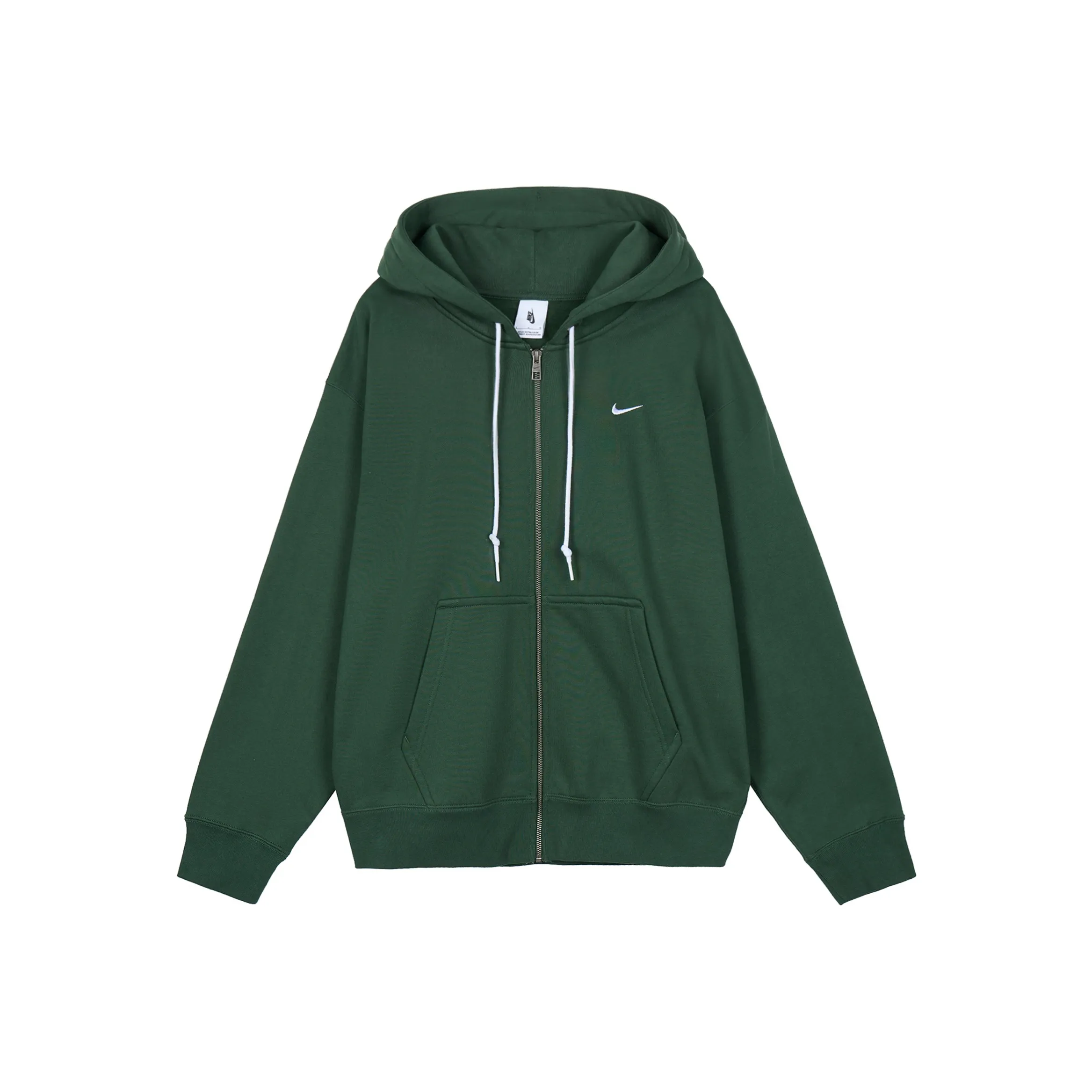 Nike Solo Swoosh Hoodie Jacket Green
