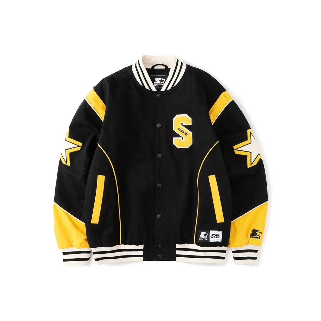 STARTER Черный Мужской Бейсбольный Джерси