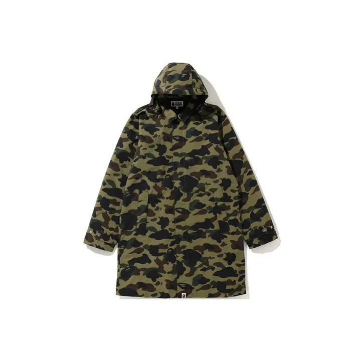Bape Gore Tex 1st Camo Long Hoodie Jacket Jacket