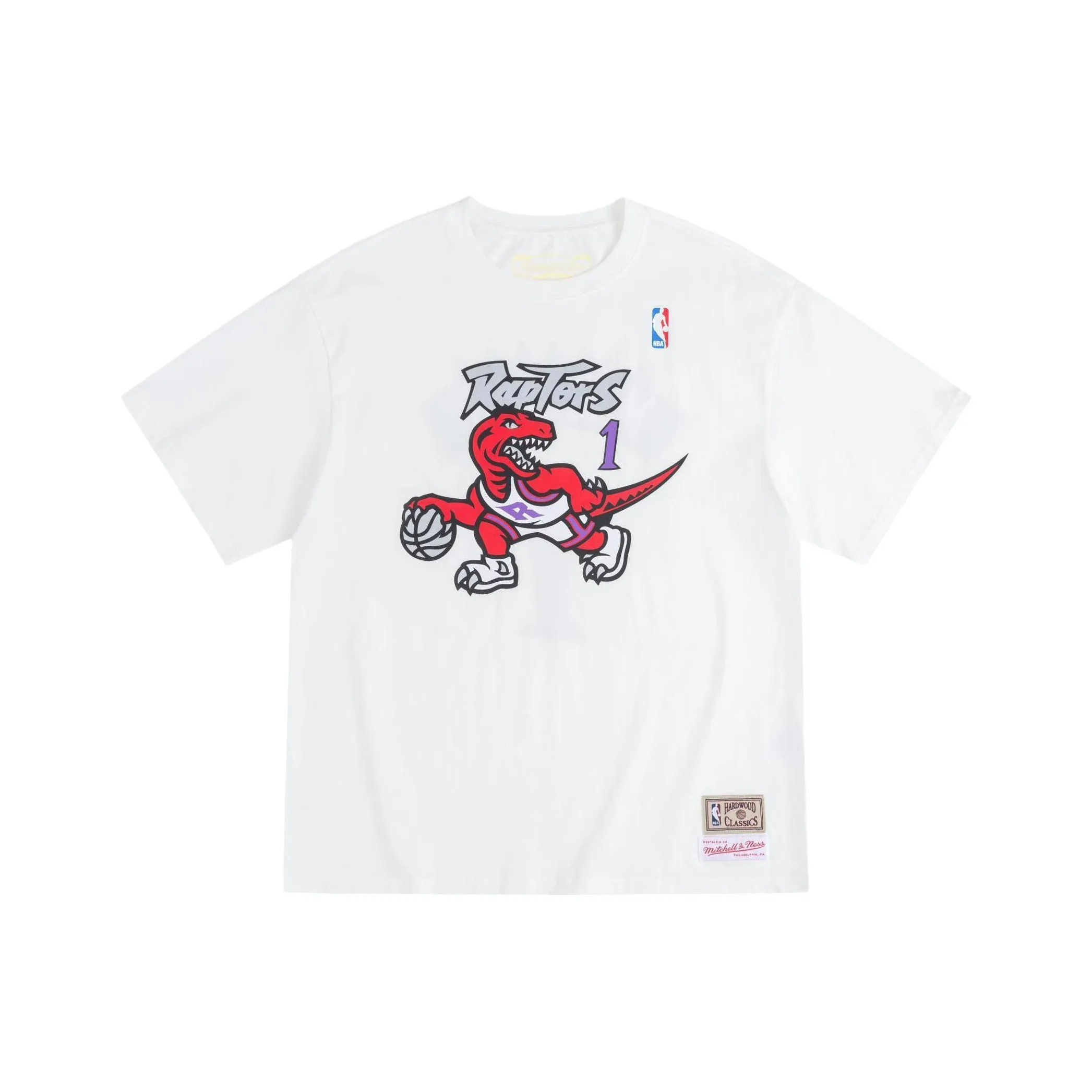 MITCHELL NESS T-Shirt Унисекс Белый
