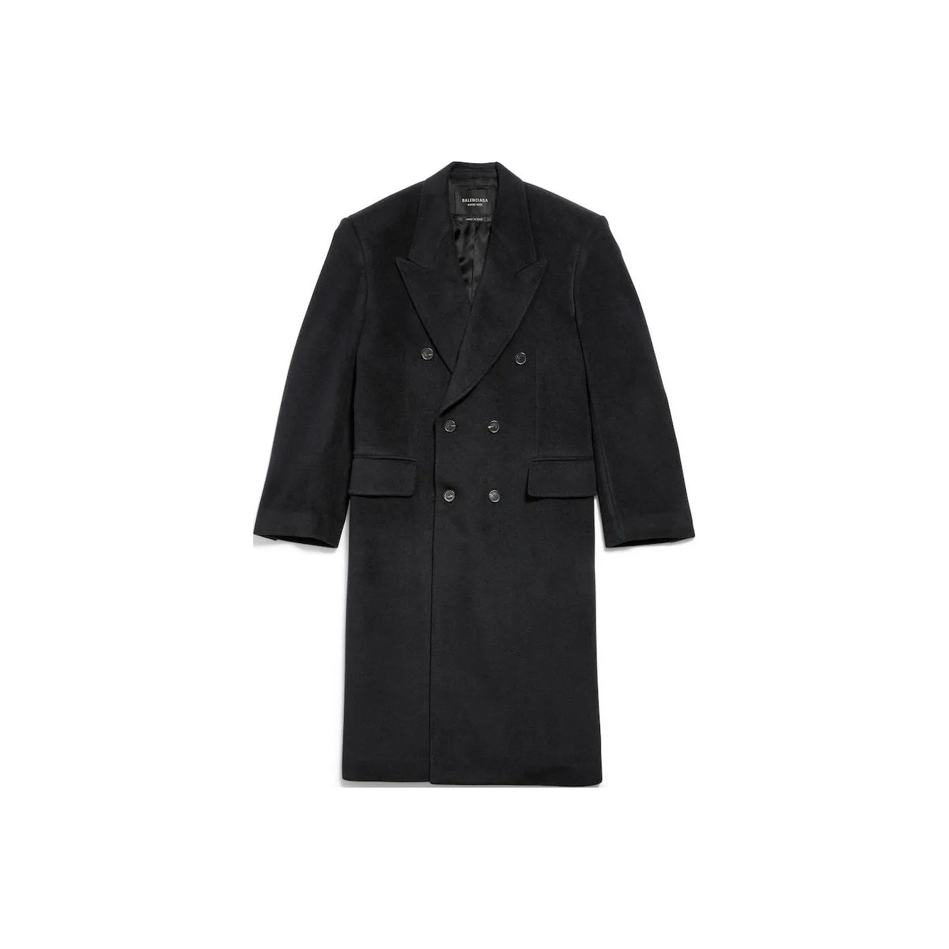 Balenciaga Double Breasted Regular Fit Coat