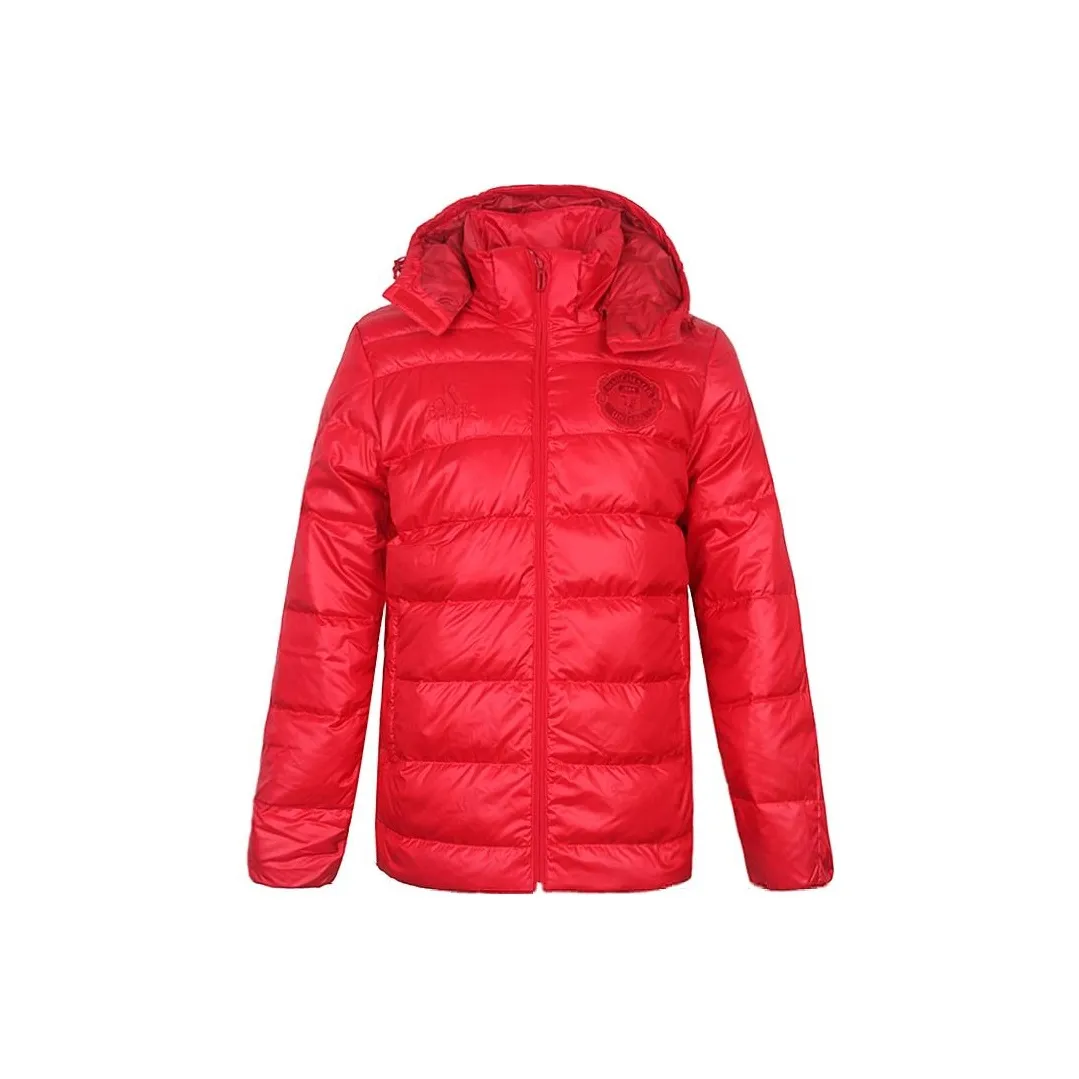 Adidas MUFC Пуховик Мужской Красный