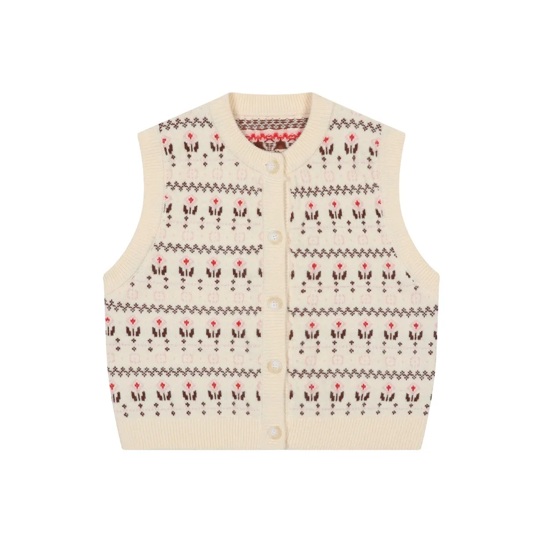 MostwantedLab Жилет Унисекс Бежевый Лайн