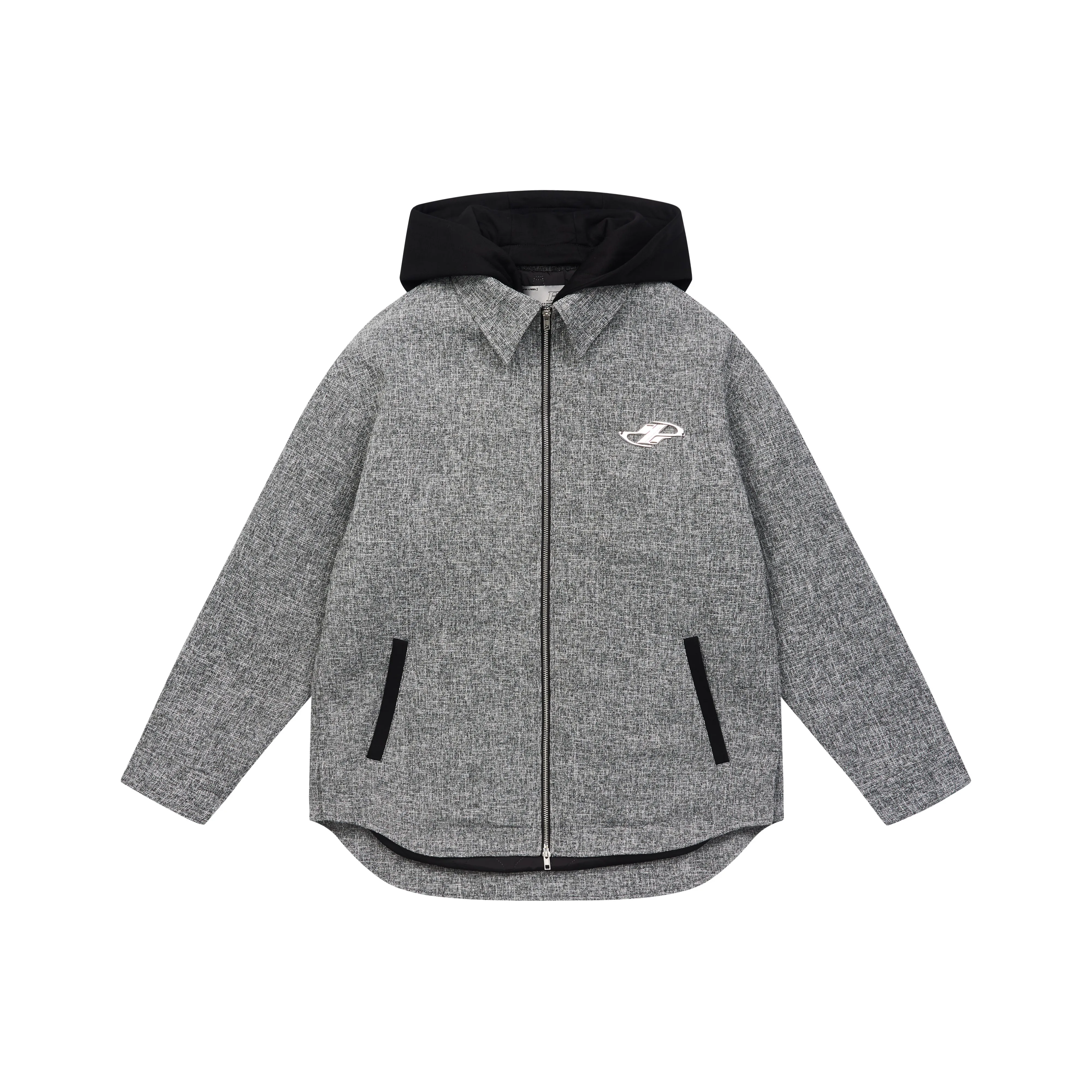 HARSH AND CRUEL Черно-серая унисекс куртка