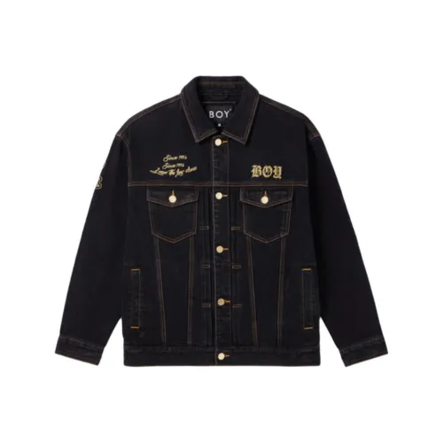 BOY LONDON Черные унисекс джинсовые куртки