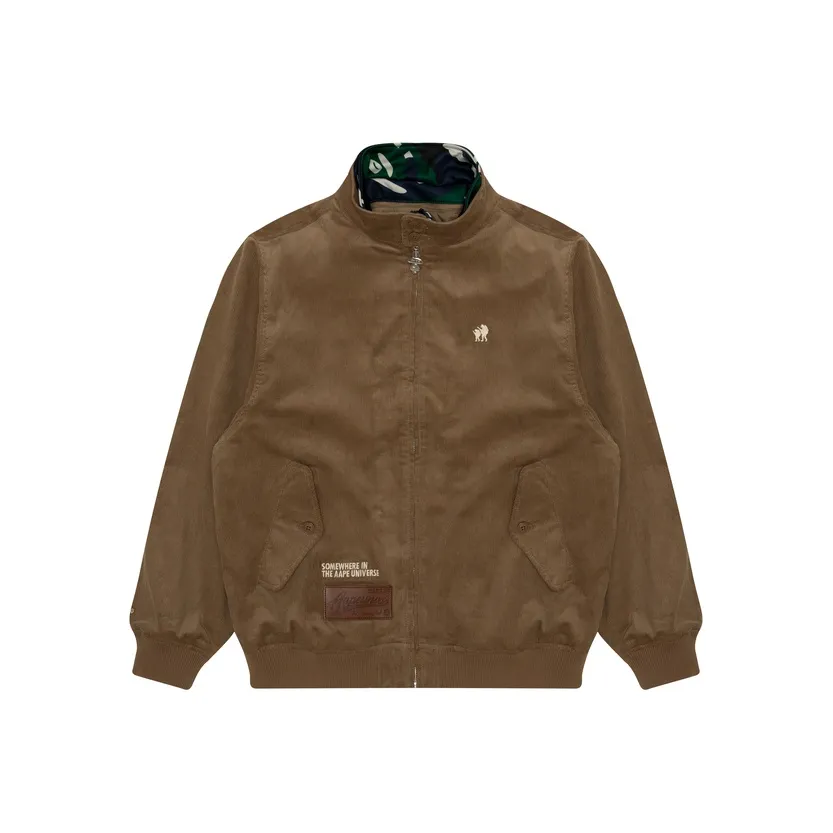 Aape By *A Bathing APE® Logo patch Cotton Bomber Jacket
