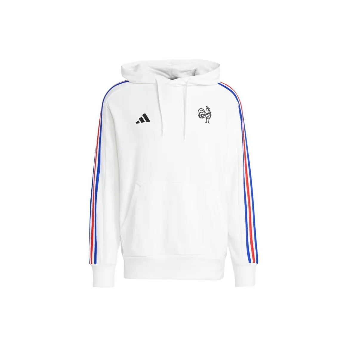 Adidas France Essentials 3 Stripes Hoodie