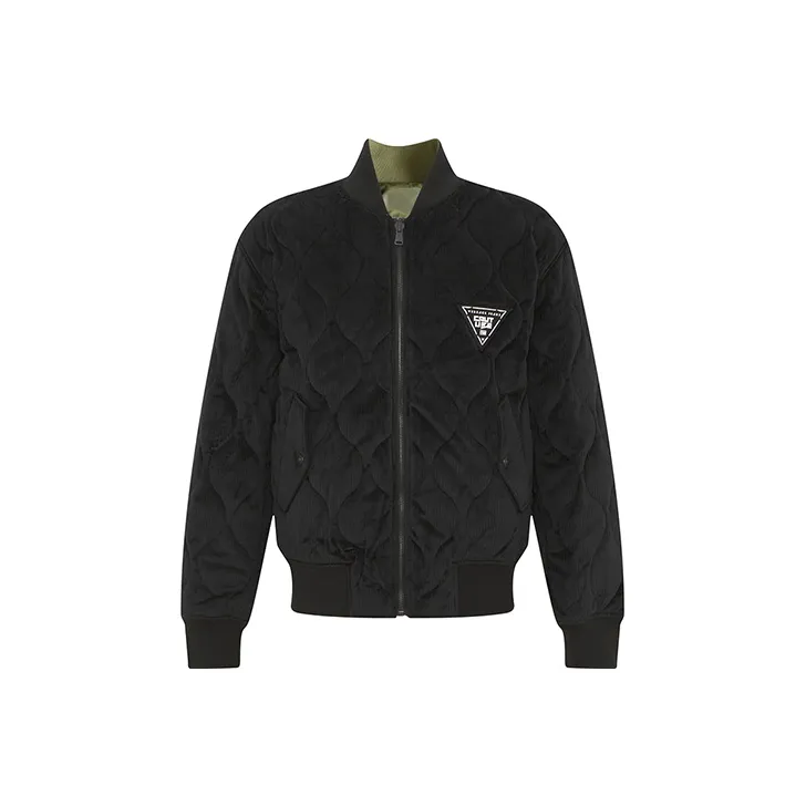 VERSACE JEANS COUTURE Logo patch Quilted Bomber Jacket
