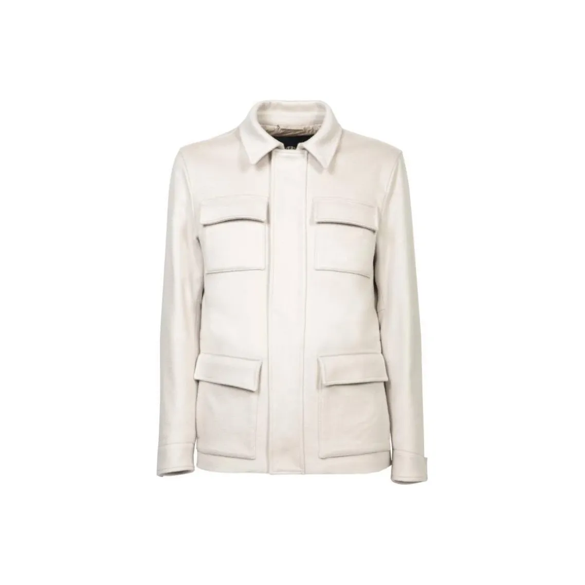 HERNO Zip Up Long Sleeved Jacket