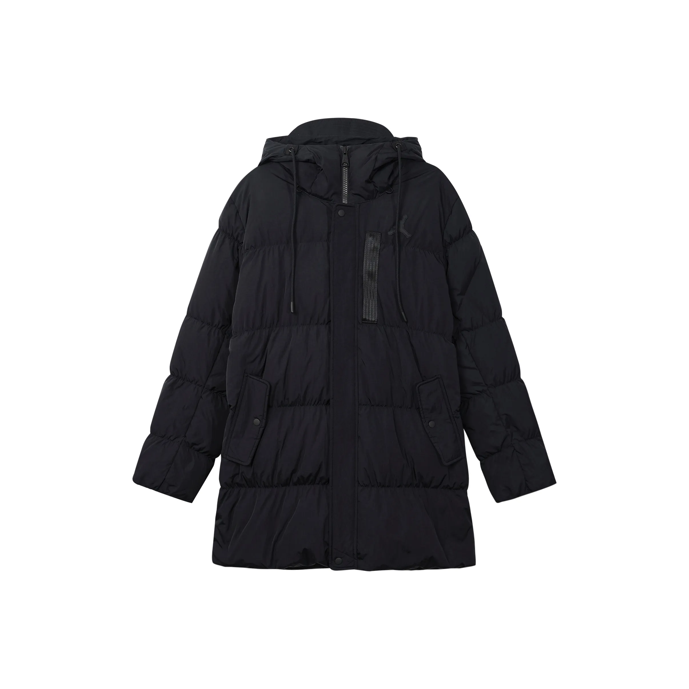 Джордан Черный Мужской Пуховик