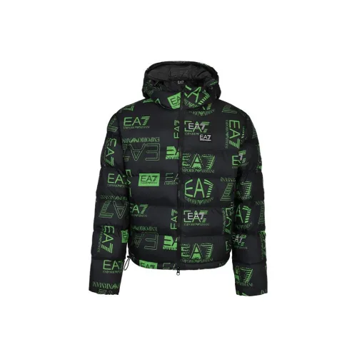 EMPORIO ARMANI EA7 Яшмовый Мужские Пуховики