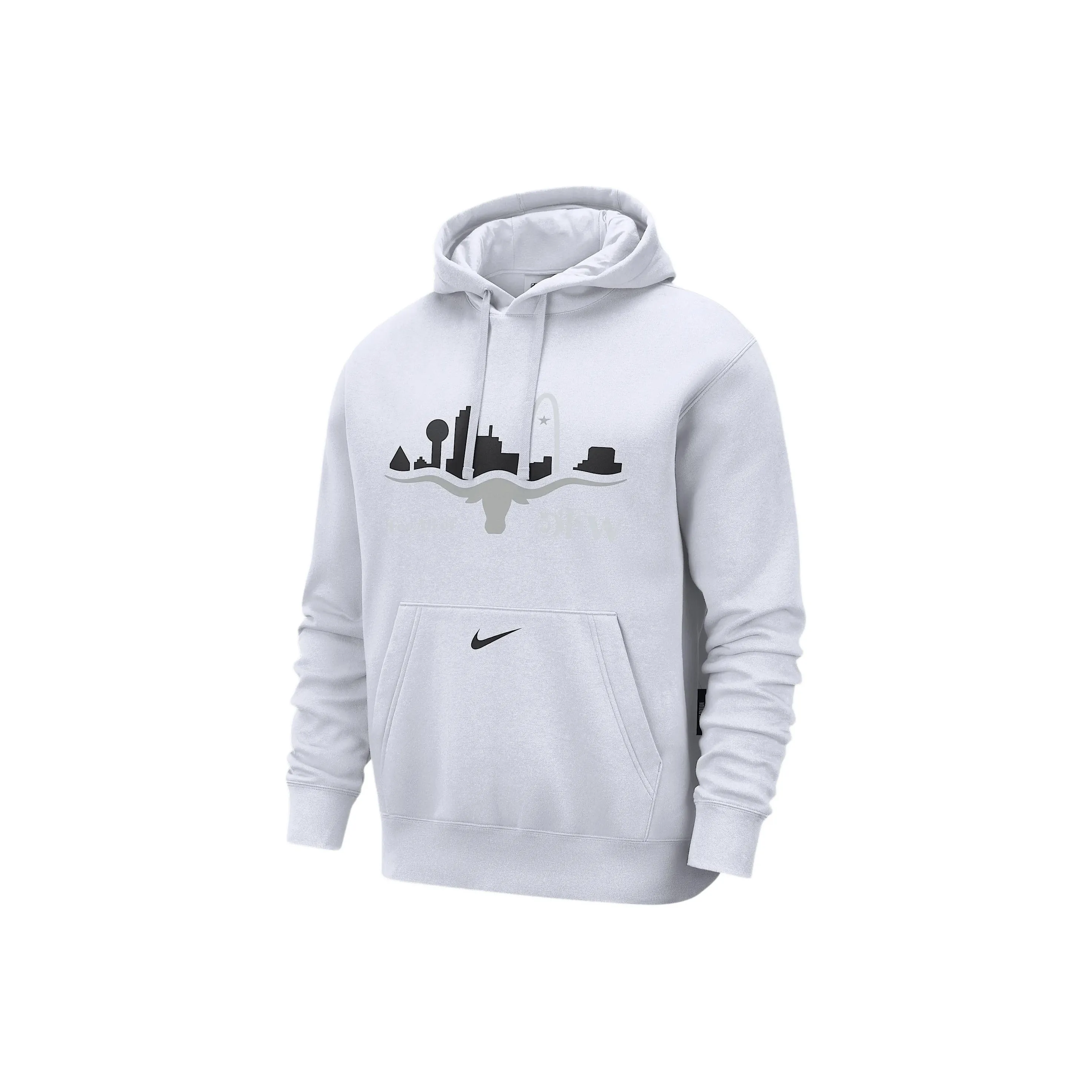 Nike x NBA Dallas MavericksClub FW24 Толстовка Мужская Белый Черный