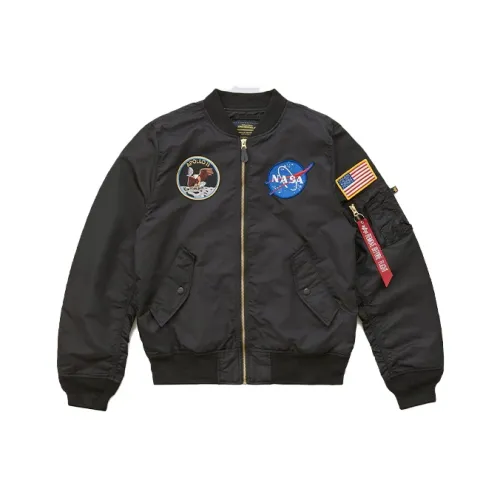 Alpha Industries Черный Мужской Бейсбольный Джерси