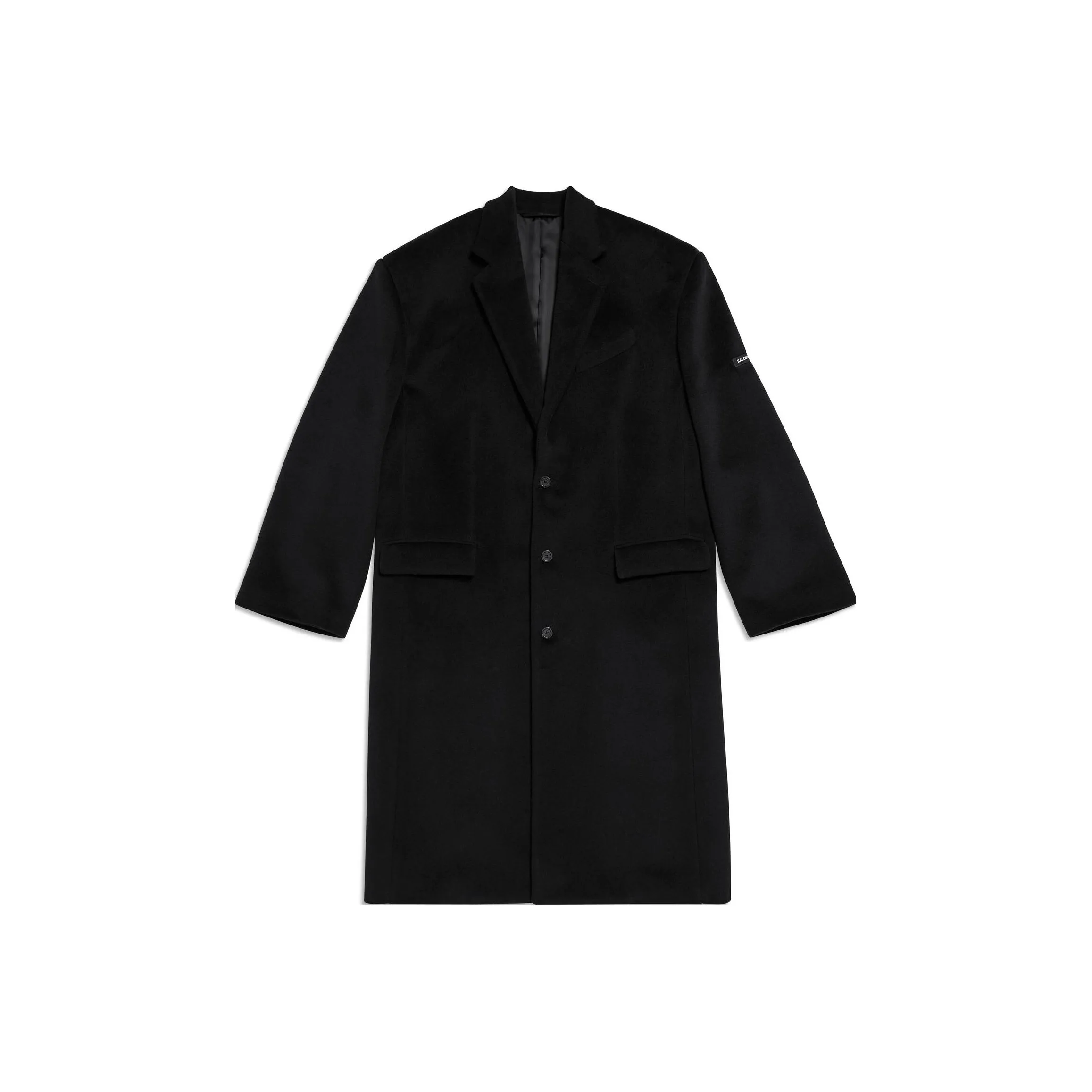 Balenciaga Coats Men's Black