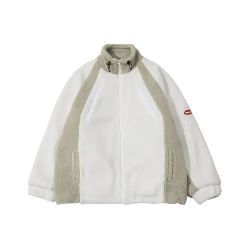 SHOOT BRAND Экрю Унисекс Бархатные куртки
