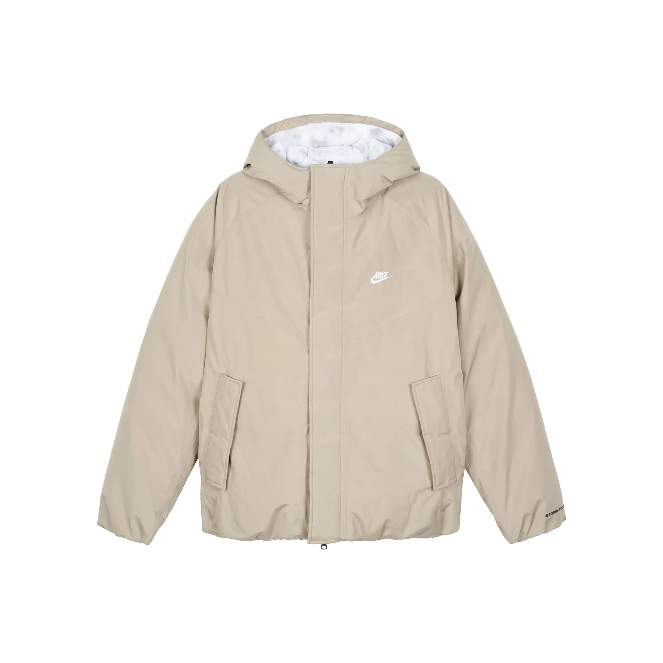 Nike Парусный Белый Мужской Пуховик