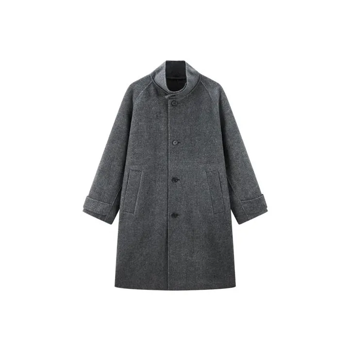 PEACEBIRD MEN Textured Coat Unisex