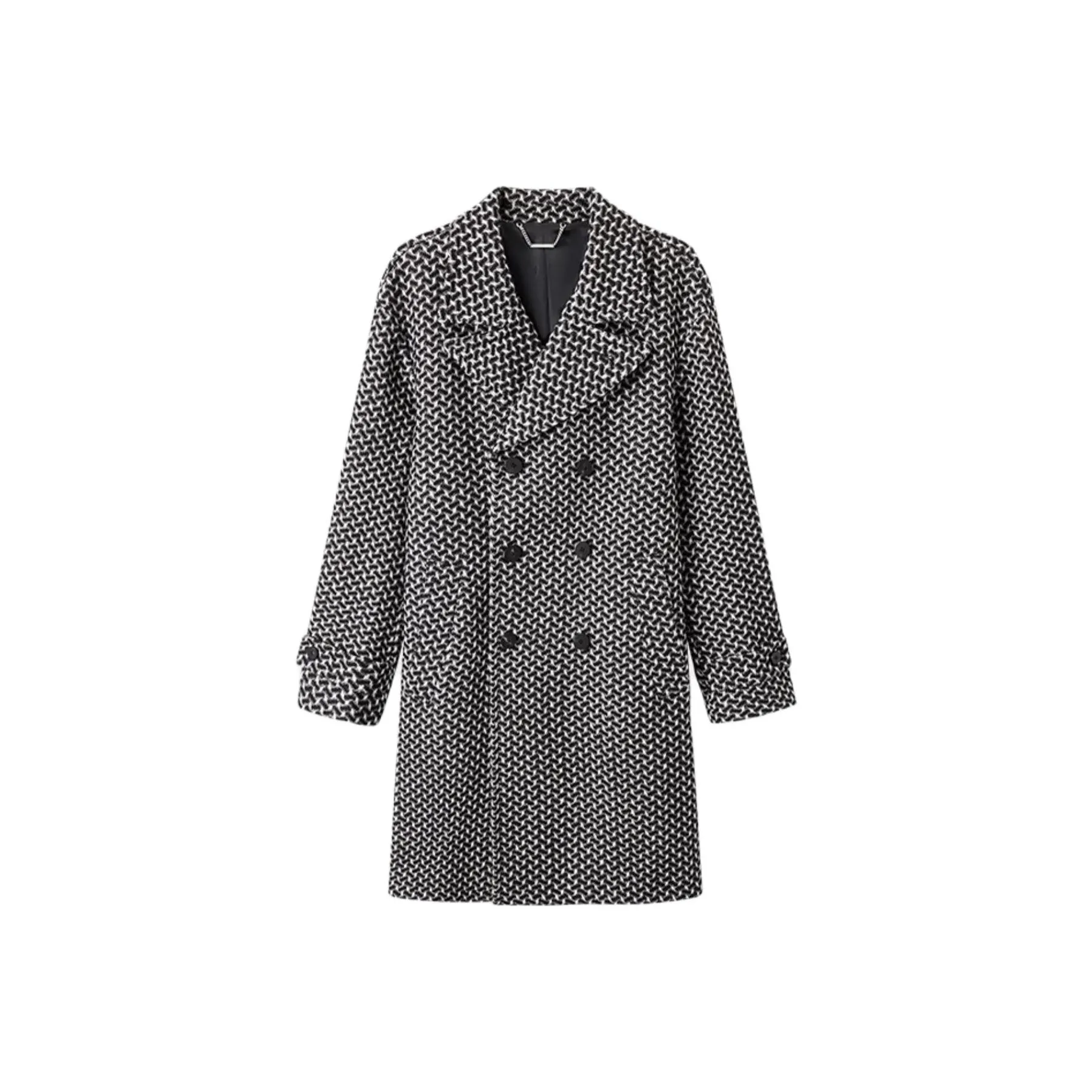 JOHN RICHMOND Черное мужское пальто